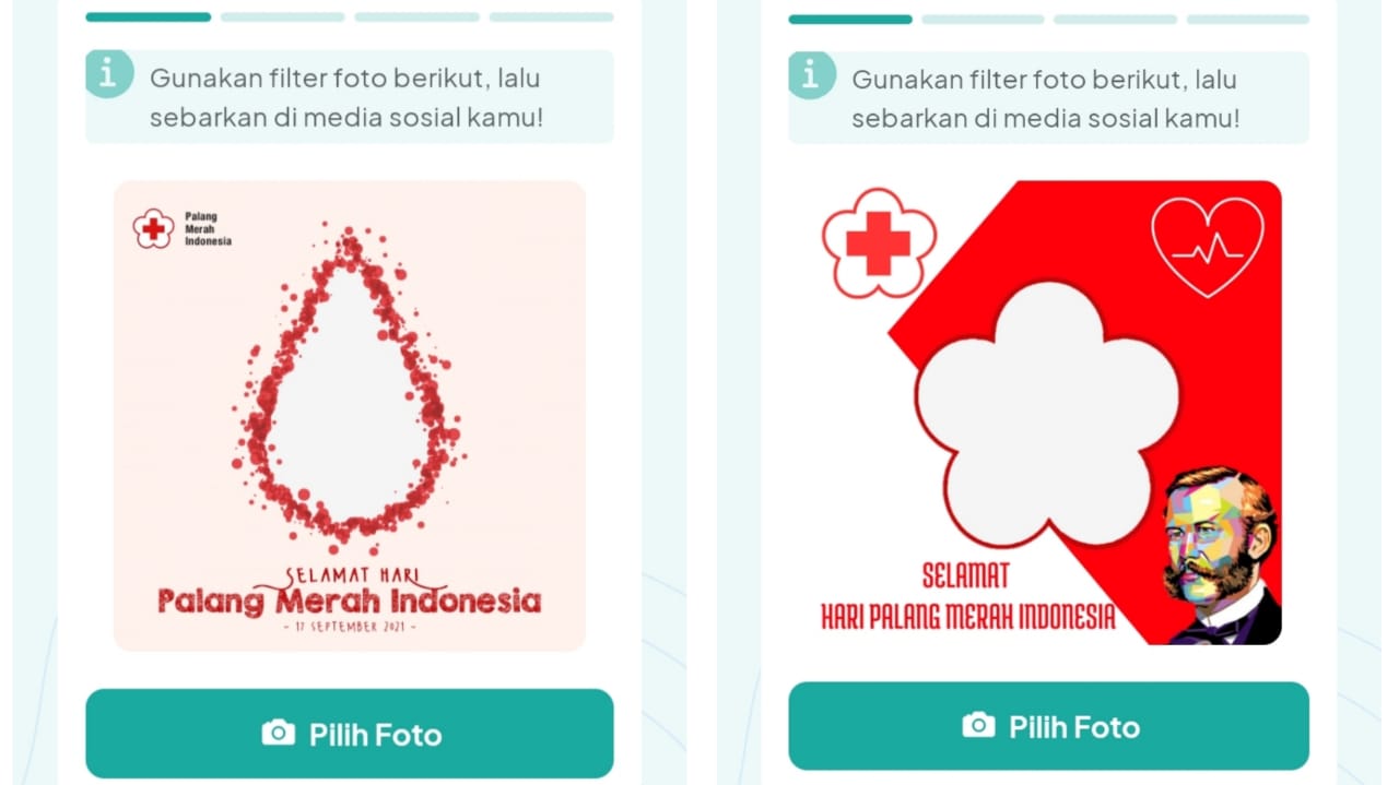 Kumpulan Bingkai Foto Twibbon Hari PMI Nasional ke-76