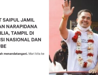 Boikot Saiful Jamil Trending, Warganet Ramai Isi Petisi di change.org