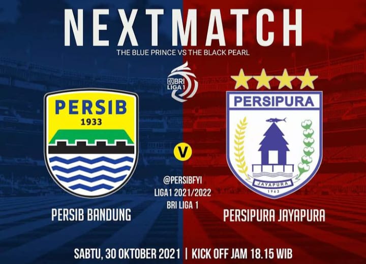 Jadwal Liga 1 2021: Persib Vs Persipura, Marc Klok dan Supardi Nasir Absen