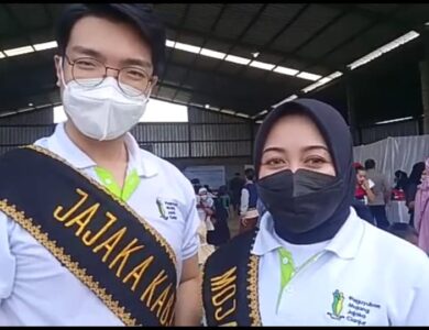 Tarik Minat Warga, Gebyar Vaksinasi Covid-19 di Cianjur Hadirkan Mojang Jajaka