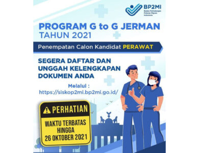 Pendaftaran jadi Perawat Melalui Program G to G Jerman 2021 Sudah Dibuka, Cek di Sini!
