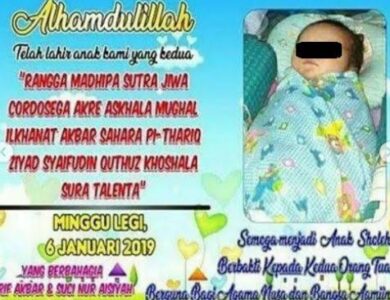 Heboh! Beri Nama Anak Terlalu Panjang, Sang Ayah Susah Urus Akta Kelahiran