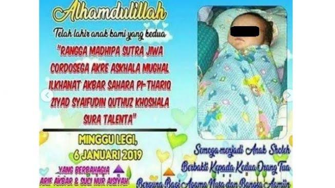 Heboh! Beri Nama Anak Terlalu Panjang, Sang Ayah Susah Urus Akta Kelahiran