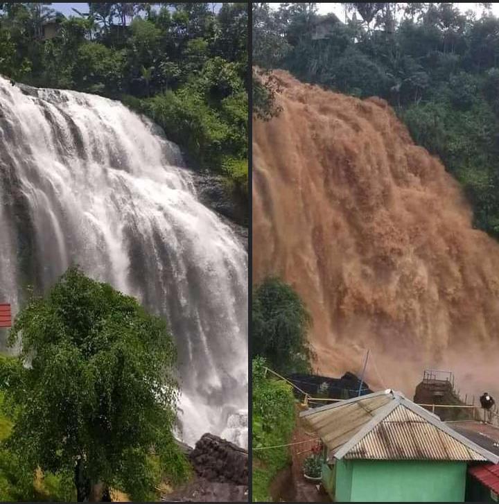 Potret Curug Cikondang Cianjur di Musim Hujan, Jangan Nekat Dekati Air Terjun!