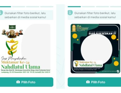 Twibbon Muktamar NU ke 34, Banyak Kumpulan Bingkai Foto Gratis!