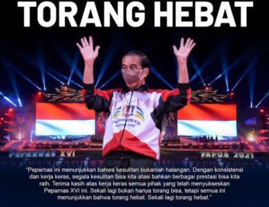 Presiden Jokowi Tutup Peparnas XVI Papua, Berikut Perolehan Lengkap Medali