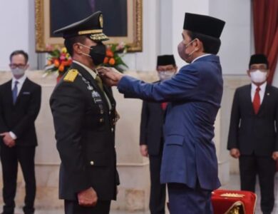 Jenderal Andika Perkasa Resmi jadi Panglima TNI