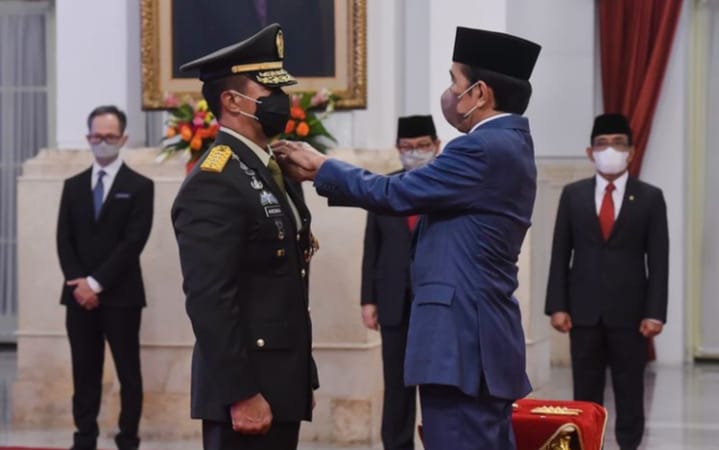 Jenderal Andika Perkasa Resmi jadi Panglima TNI