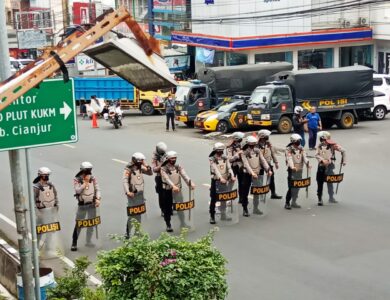 Amankan Demo Buruh, Polres Cianjur Terjunkan 700 Personel Gabungan