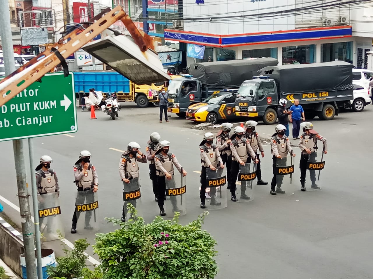 Amankan Demo Buruh, Polres Cianjur Terjunkan 700 Personel Gabungan