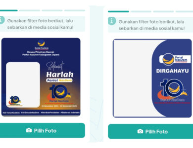 Twibbon HUT Partai Nasdem ke 10, Kumpulan Bingkai Foto Keren dan Gratis!