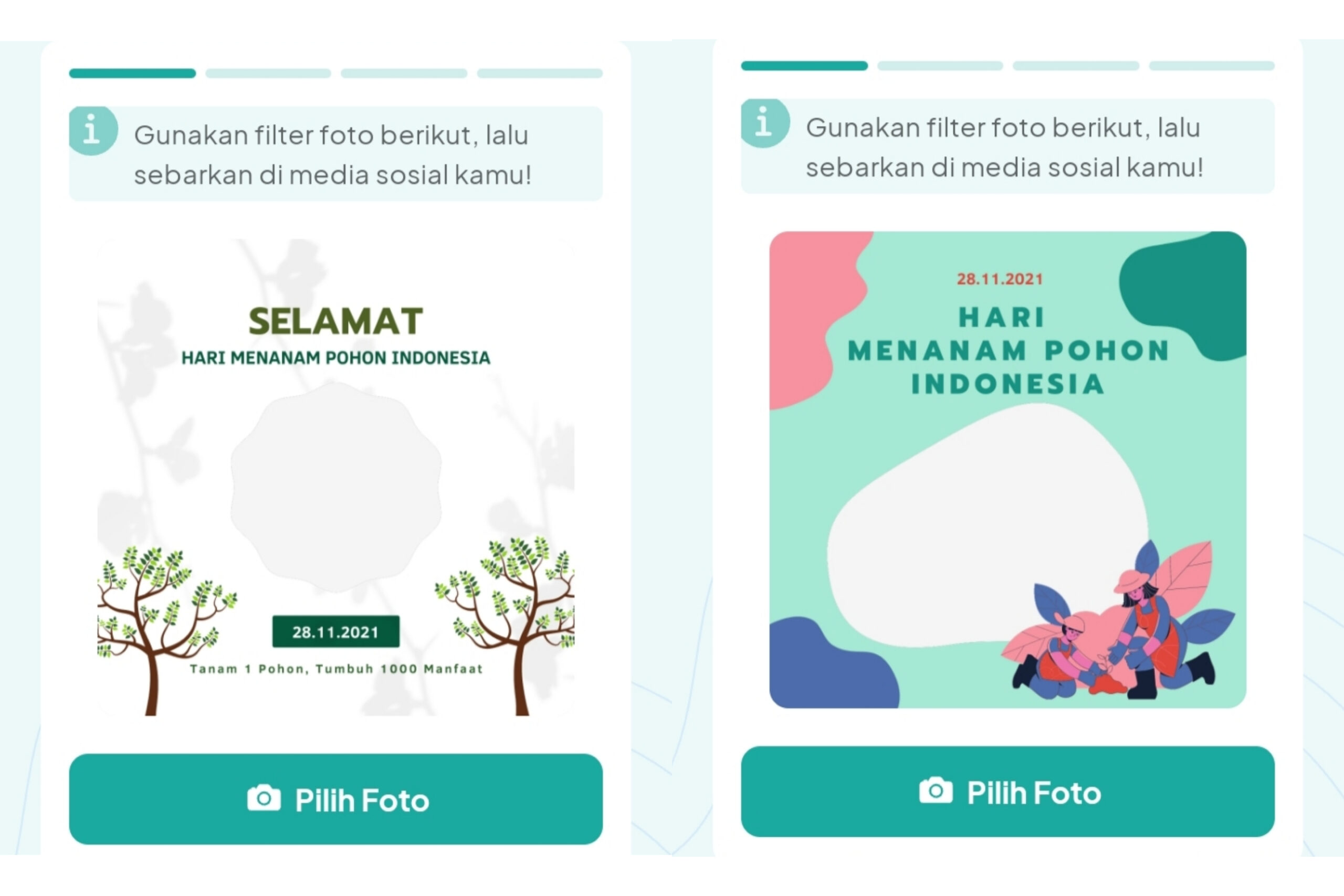 Hari Menanam Pohon Indonesia (HMPI) 2021, Kuy Pasang Bingkai Foto Twibbon di Sini!