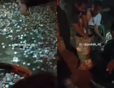 Heboh! 'Hujan Uang Logam' di Jalan Raya Ciamis-Banjar, Totalnya Rp70 Juta