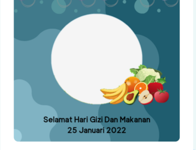 Twibbon Twibbonize Hari Gizi dan Makanan Nasional