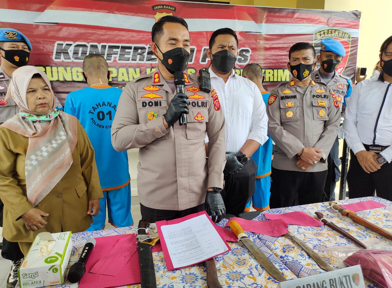 Polres Cianjur Bekuk Tiga Pelaku Penganiayaan di Cikalongkulon