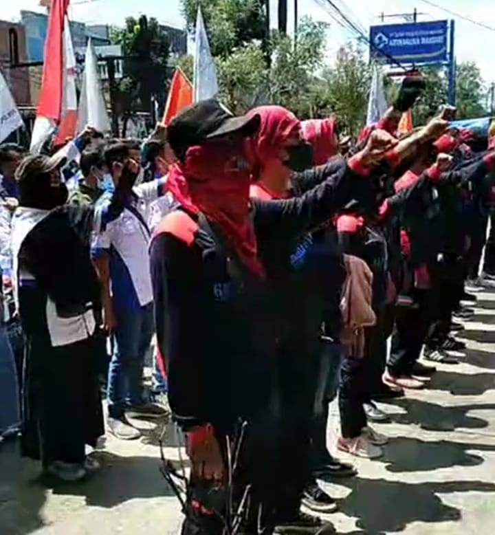 Tolak Aturan JHT, Buruh Berunjuk Rasa di Kantor BPJS dan Dinas Ketenagakerjaan