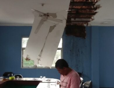 Gedung PWI Cianjur Rusak Parah Disapu Puting Beliung