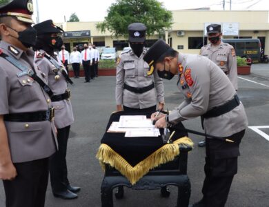 Tiga Pejabat Utama Polres Cianjur Pindah Tugas