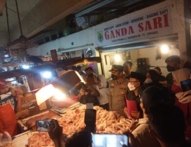 Forkopimda Cianjur Sidak ke Pasar Cipanas Jelang Ramadan