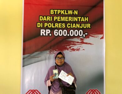 polres cianjur salurkan bantuan warga