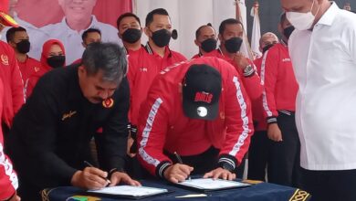 Muhammad Azis Saefudin dilantik menjadi Ketua Umum KONI Cianjur