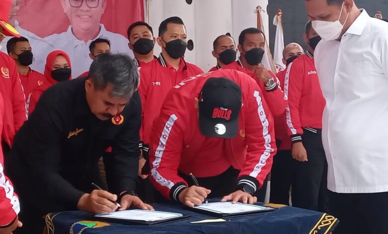 Muhammad Azis Saefudin dilantik menjadi Ketua Umum KONI Cianjur