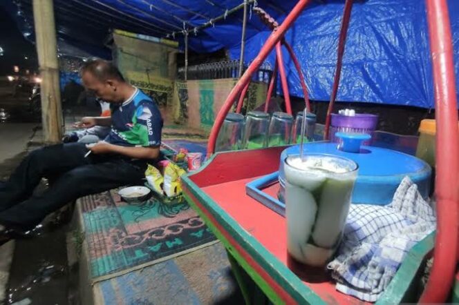 
 Cincau Haurwangi di sekitar Tugu Asmaul Husna akan direlokasi. (Antara Foto)