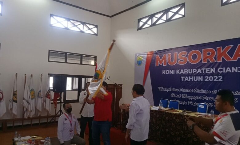 Menantu Bupati Cianjur Azis Saefudin Jadi Ketua KONI Cianjur