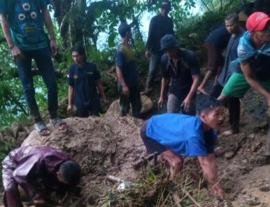 Longsor di Naringgul, Seorang Anak Meninggal Dunia Tertimbun Longsor
