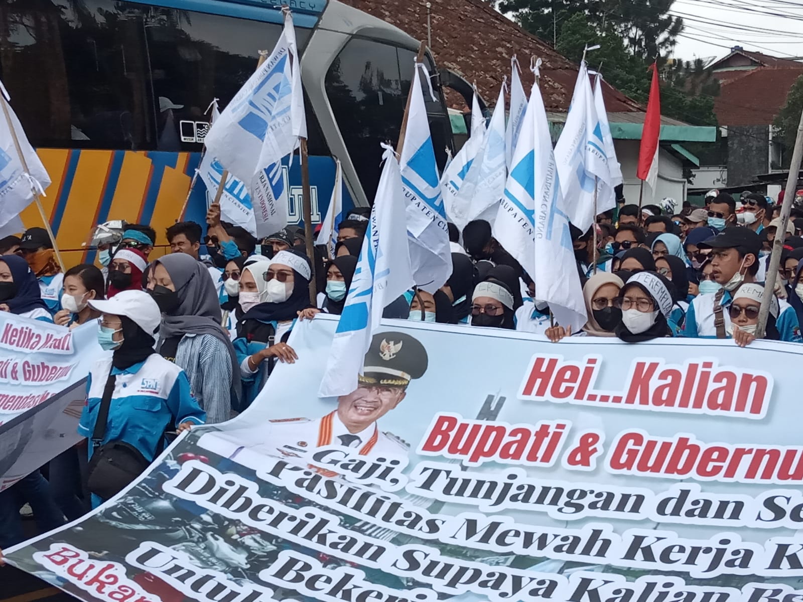 Ribuan Buruh SPN Cianjur Akan Ikut Aksi Peringatan Hari Buruh Internasional