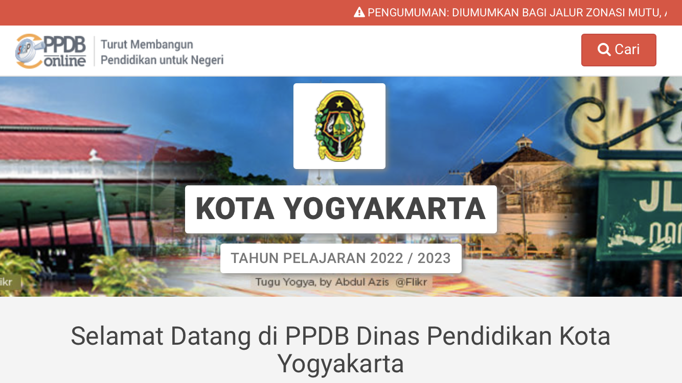 PPDB Jogja 2022