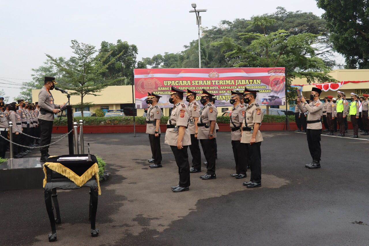 Polres Cianjur Kembali Rotasi Pejabat dan Kapolsek