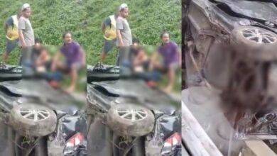 Mobil Tabrak Kereta Api di Cibeber - Cianjur, Dua Orang Luka