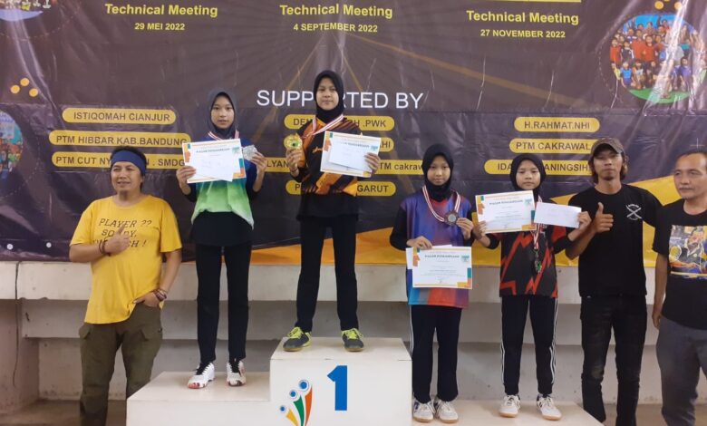 Bangga! Dua Atlet Tenis Meja Pelajar Cianjur Juara Tingkat Jabar