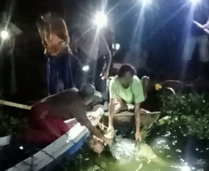 
 Hilang di Kebun, Pria di Ciranjang Cianjur Ditemukan Mengambang di Sungai.(Foto: Istimewa)