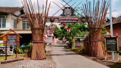 Gapura Karya Warga Desa Nagrak Raih Juara 2 Tingkat Kabupaten Cianjur