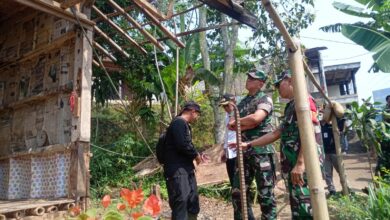 TMMD ke-114, TNI Bangun Jalan Akses Warga ke Sekolah di Cibeber Cianjur