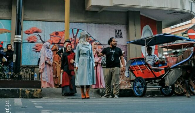 
 Cianjur Fashion Week di Jalan Mangunsarkoro.(Foto: Istimewa)