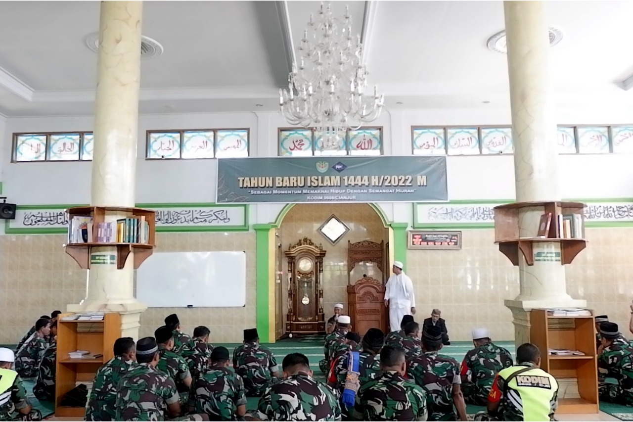 Tahun Baru Islam, Kodim 0608 Cianjur Gelar Doa Bersama Demi Kelancaran TMMD ke-114