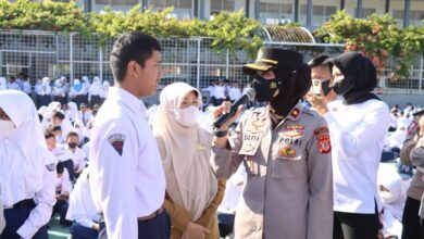 Sambut Hari Jadi Polwan, Polres Cianjur Gelar Police Goes To School