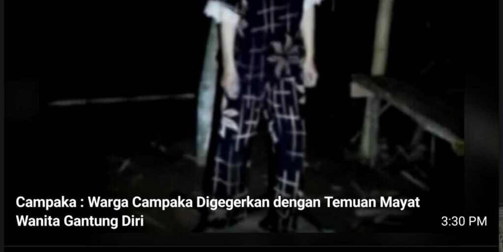 Perempuan Ditemukan Gantung Diri di Samping Bayi di Cianjur