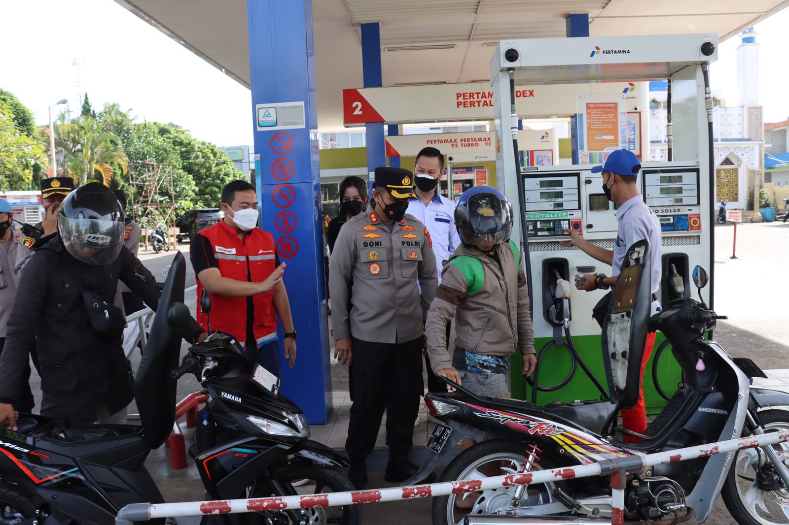 Polisi Pantau Sejumlah SPBU di Cianjur, Tak Ada Antrean Panjang Kendaraan