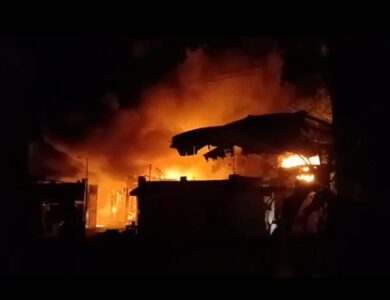 Ada Ledakan, Gudang Busa dan Jaring Apung Kebakaran di Sukaluyu Cianjur