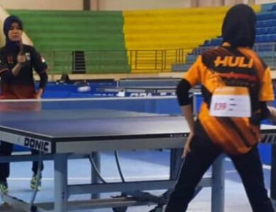 Dua Atlet Tenis Meja Cianjur Berlaga di Kejuaraan Tingkat Nasional