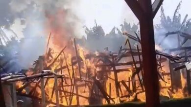 Diduga Arus Pendek Listrik, Tiga Rumah di Bojongpicung Kebakaran 