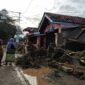 Cidaun Diterjang Banjir dan Longsor, Tiga Rumah Terbawa, Puluhan Warga Terdampak