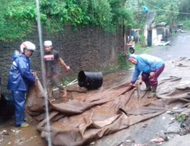 Hujan Deras, Sejumlah Titik di Cipanas Diterjang Banjir dan Longsor