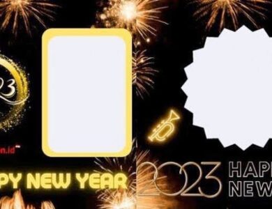 Happy New Year! Pakai Twibbon Ucapan Selamat Tahun Baru 2023