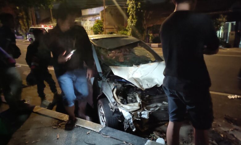 Tabrakan Motor dan Mobil di Karangtengah Cianjur, Empat Orang Luka
