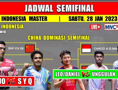 Jadwal Semifinal Indonesia Masters 2023, Dukung Pebulutangkis Tanah Air!